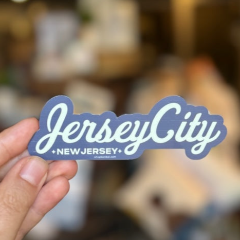 Sticker: Jersey City Script