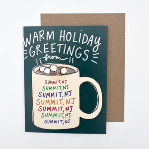 Card: Warm Holiday Greetings Summit, Scratch & Sniff