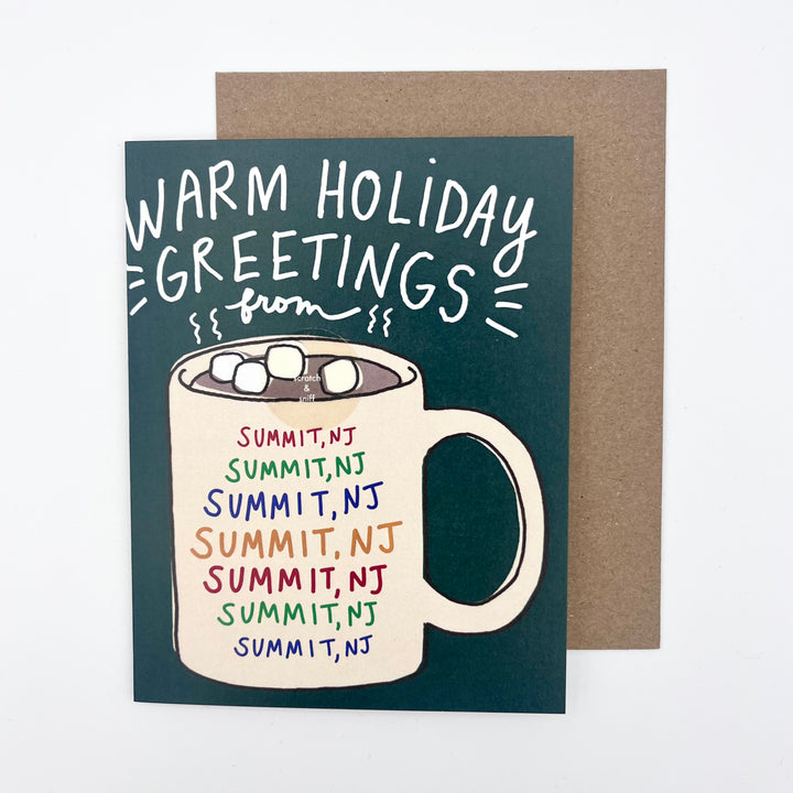 Card: Warm Holiday Greetings Summit, Scratch & Sniff