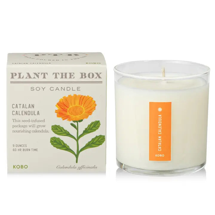 Candle: Catalan Calendula, Plant the Box Collection