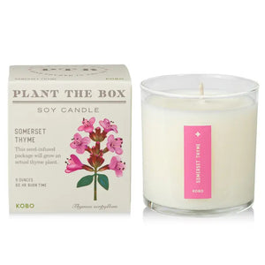 Candle: Somerset Thyme, Plant the Box Collection