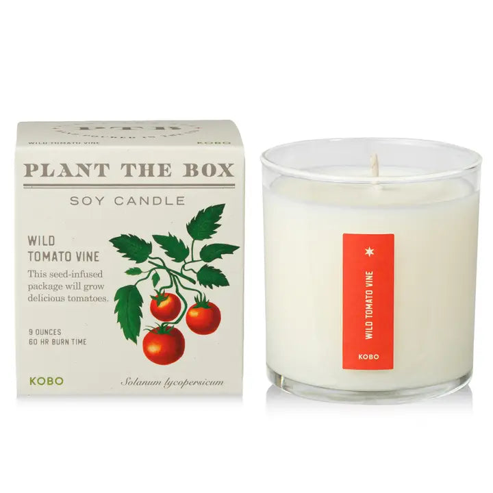 Candle: Wild Tomato Vine, Plant the Box Collection